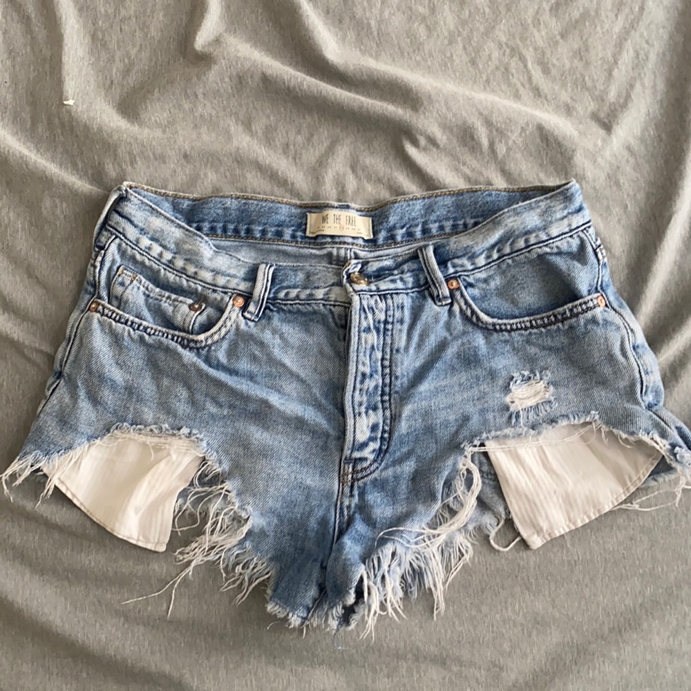 Free People Denim Shorts